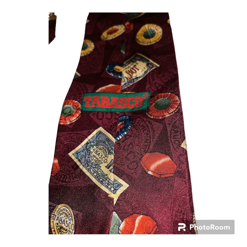 Hot looking tabasco tie 100% Silk